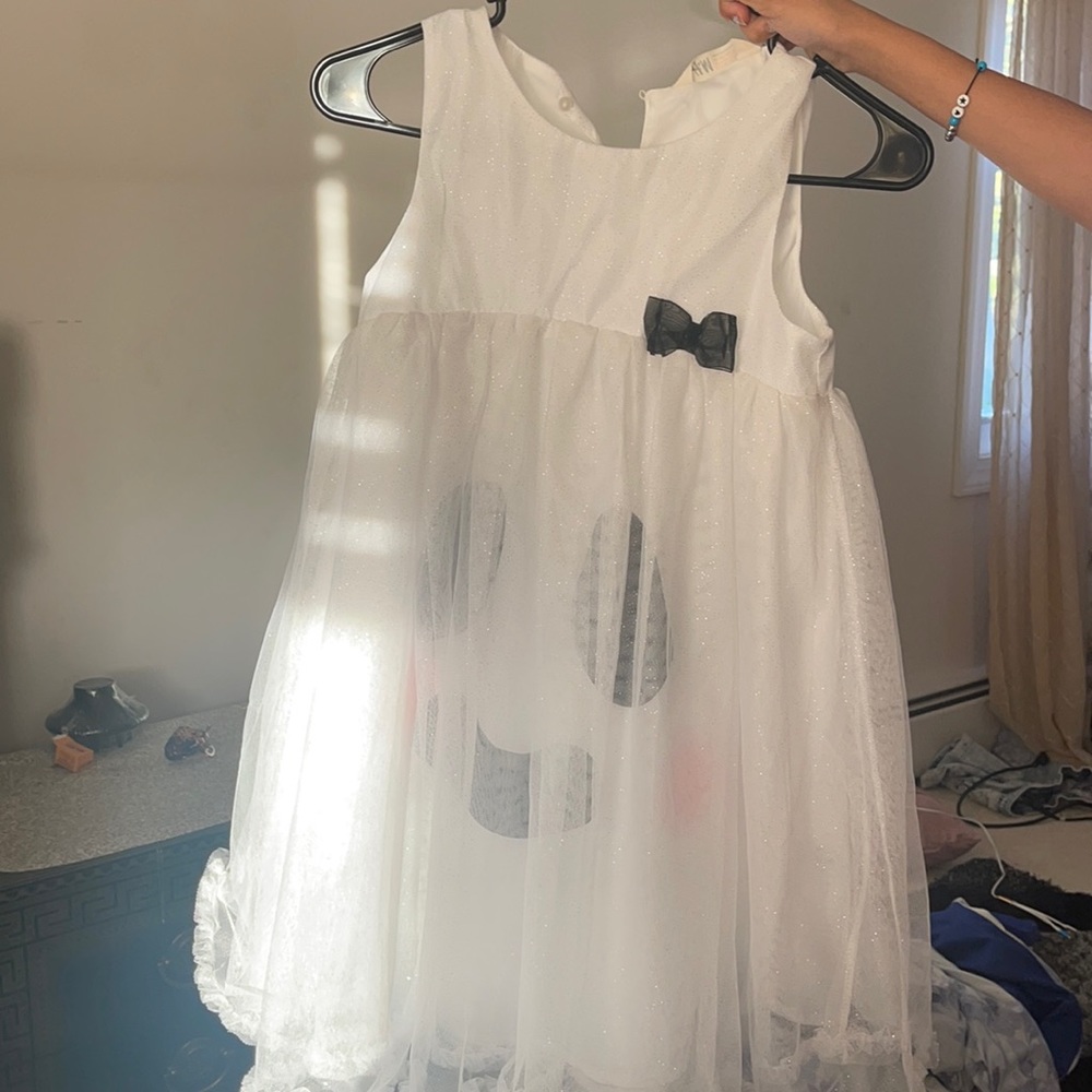 Kids white dress